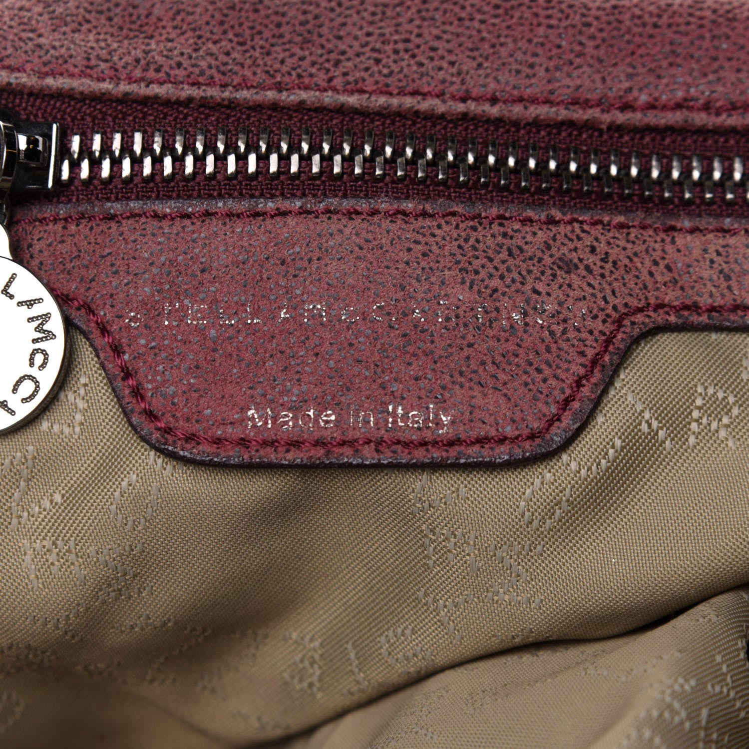 Stella McCartney Shaggy Deer Small Falabella Tote Plum 5 of 10