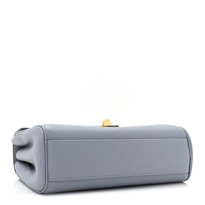 Celine Smooth Calfskin Teen Soft 16 Shoulder Bag Arctic Blue 4 of 11