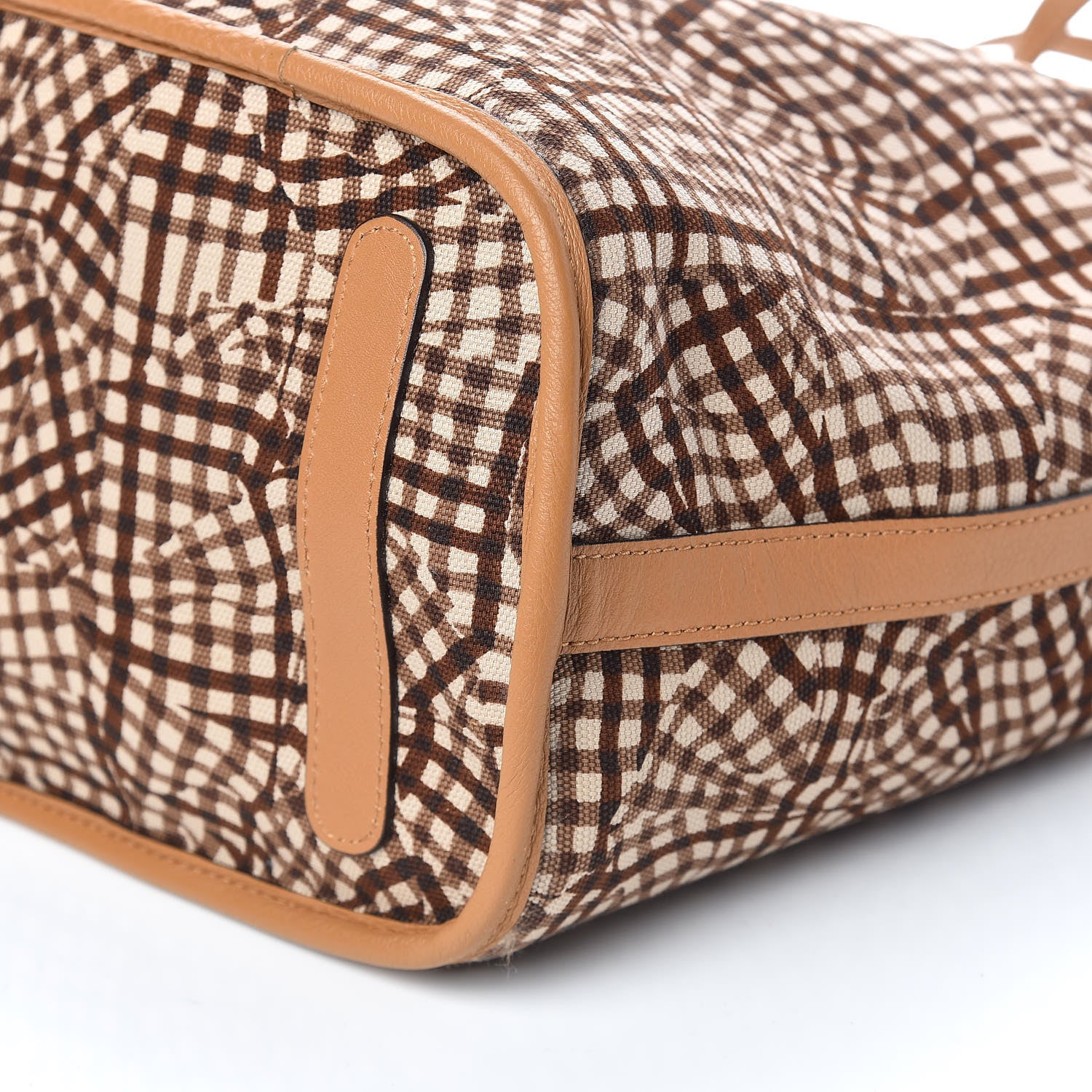 MCM Visetos Medium Liz Reversible Shopper Tote Cognac 12 of 17