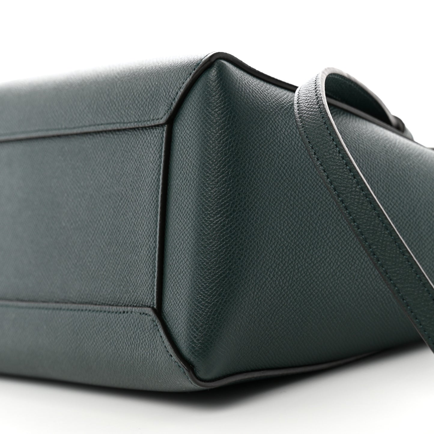 Grained Calfskin Micro Belt Bag Amazone