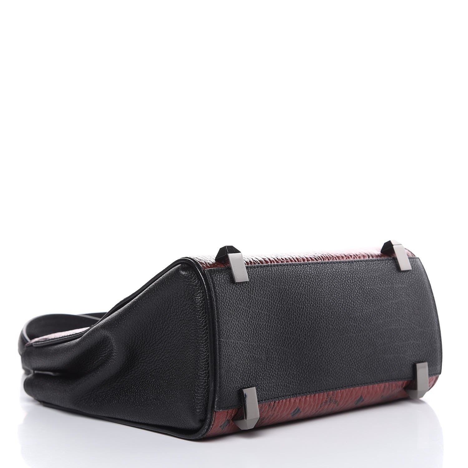 MCM Metallic Visetos Small Corina Shoulder Bag Scooter Red 4 of 10
