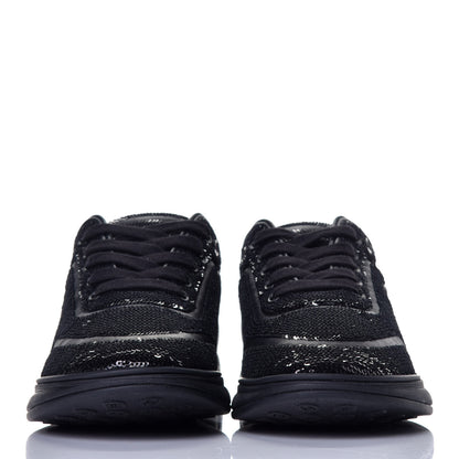 Chanel Sequin CC Sneakers 37 Black 2 of 8