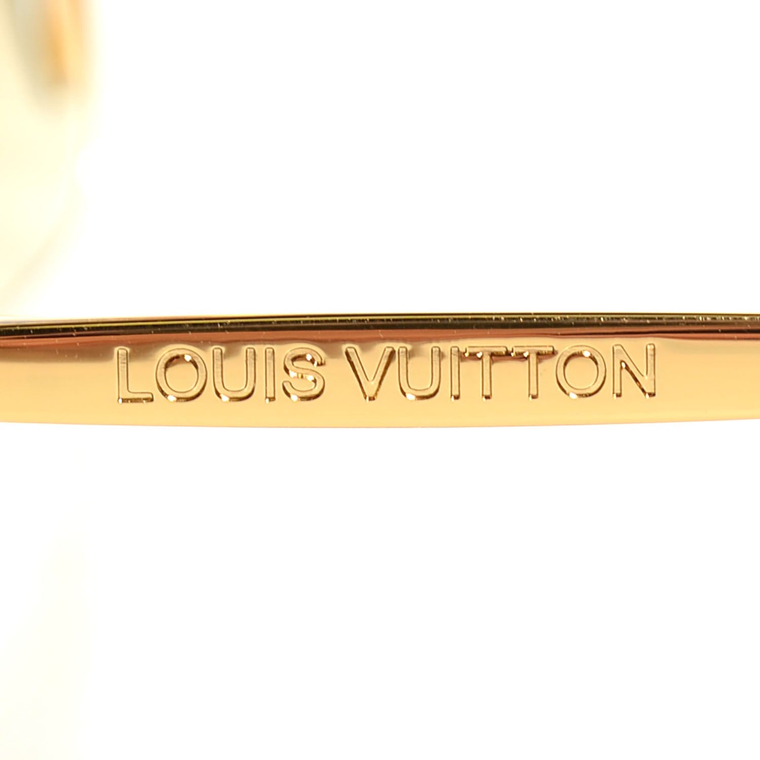 Louis Vuitton Lily Sunglasses Z0371U Brown Glitter 5 of 5