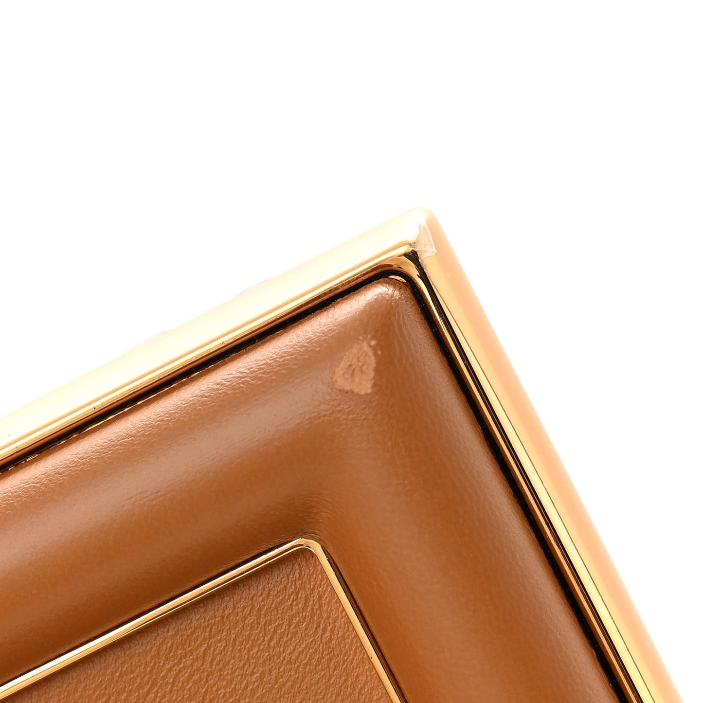 Shiny Nappa Medium Fendi First Caramello