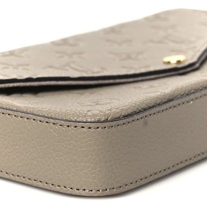 Louis Vuitton Empreinte Pochette Felicie Chain Wallet Tourterelle 13 of 16
