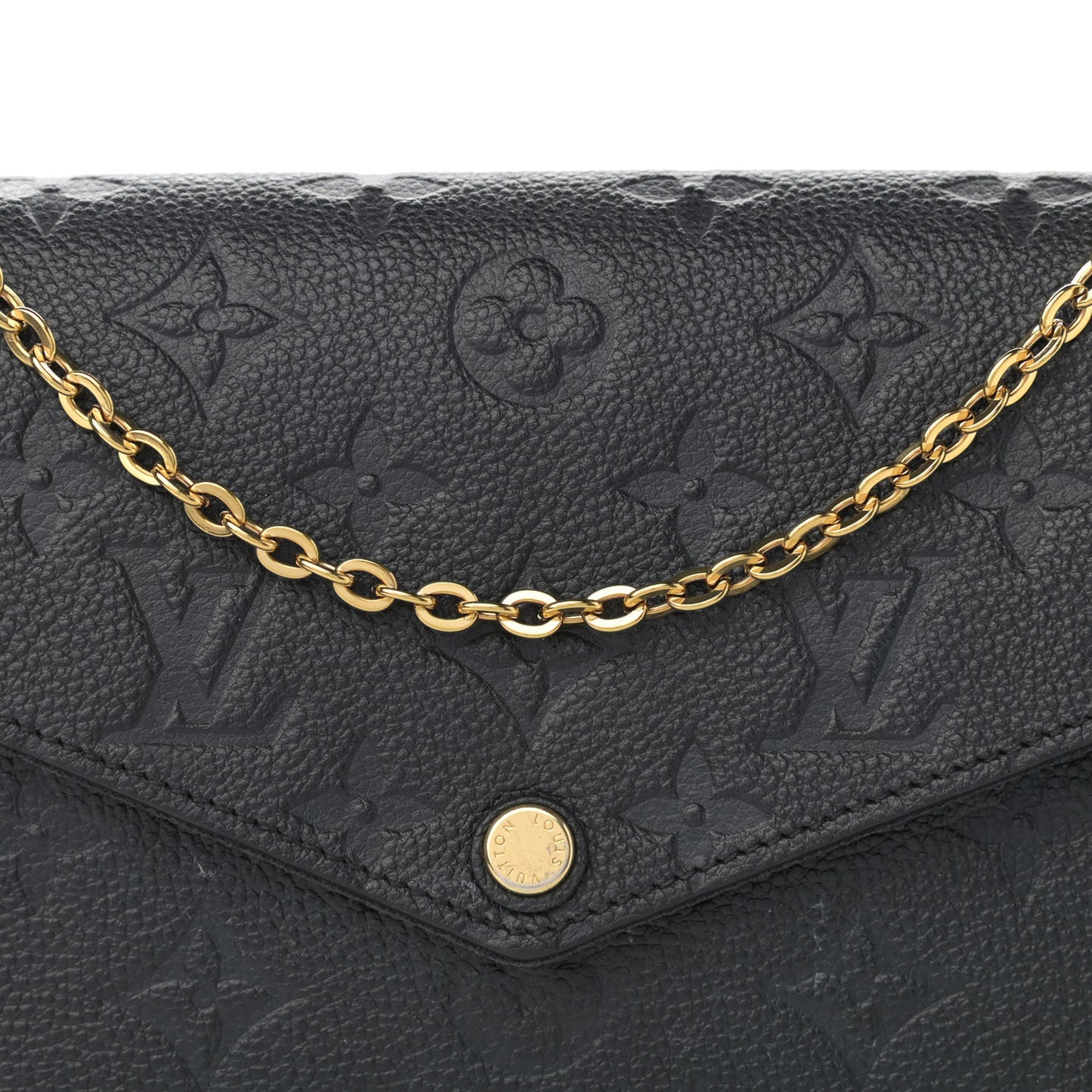 Empreinte Pochette Felicie Chain Wallet Black