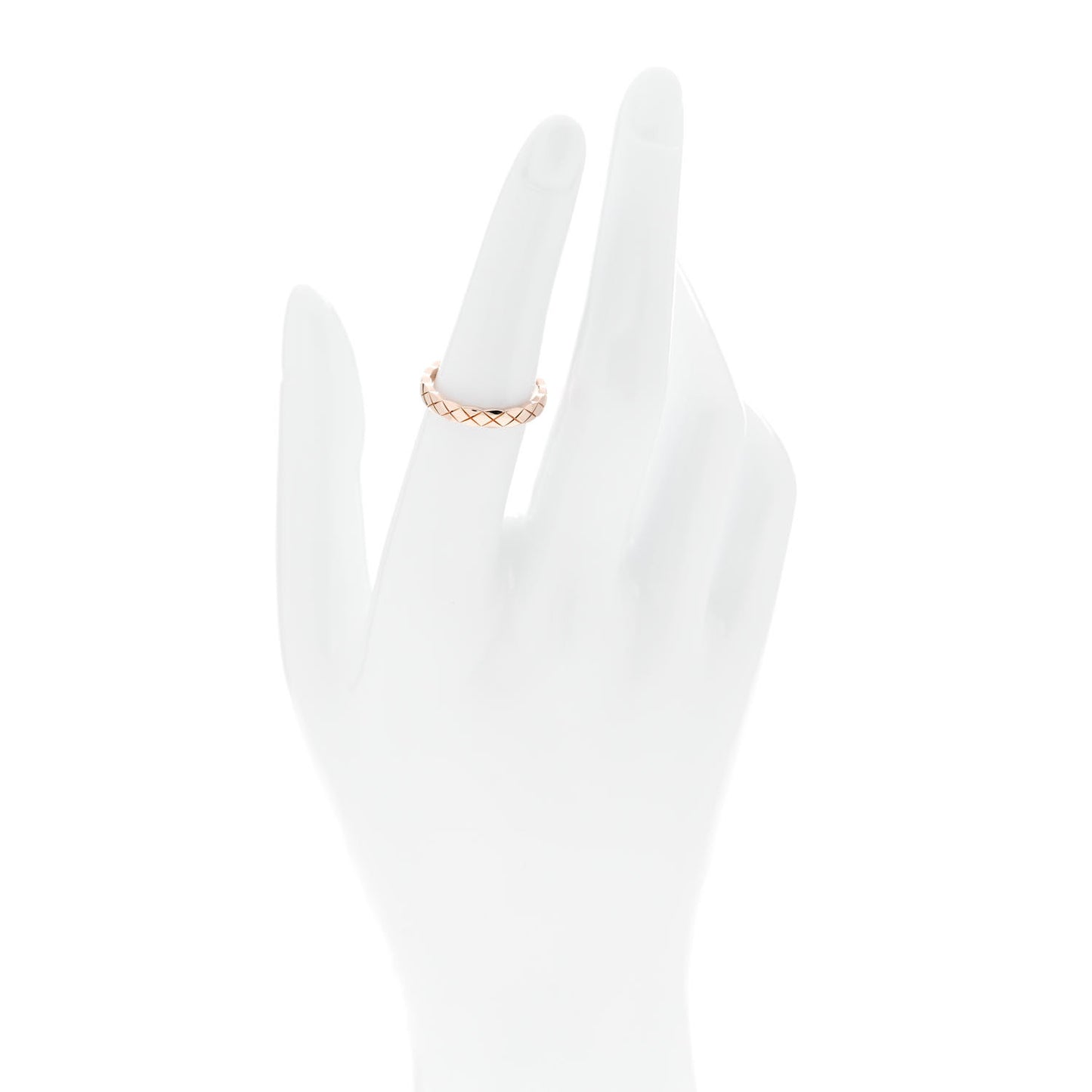 18K Beige Gold Mini Coco Crush Ring 53 6.25