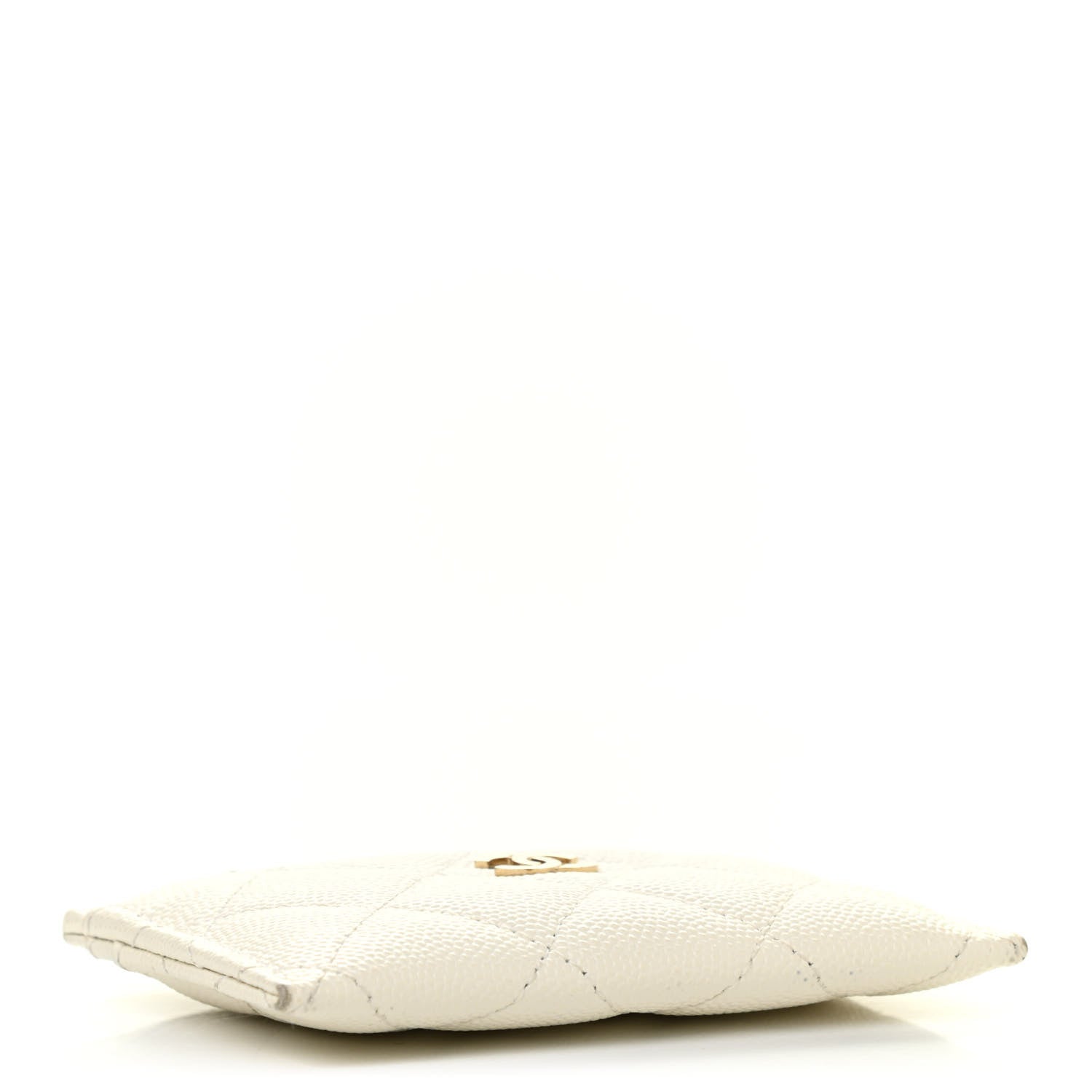Chanel Caviar Quilted Card Holder White 4 of 12