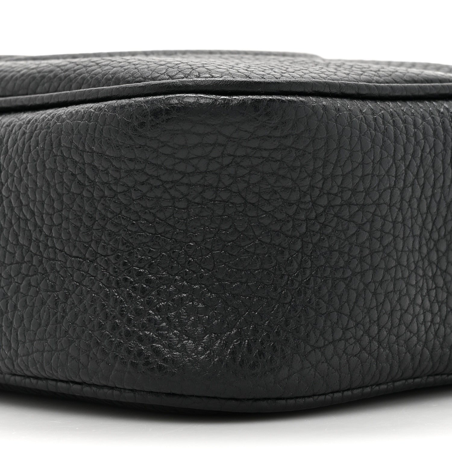 Gucci Pebbled Calfskin Mini Soho Disco Bag Black 9 of 10