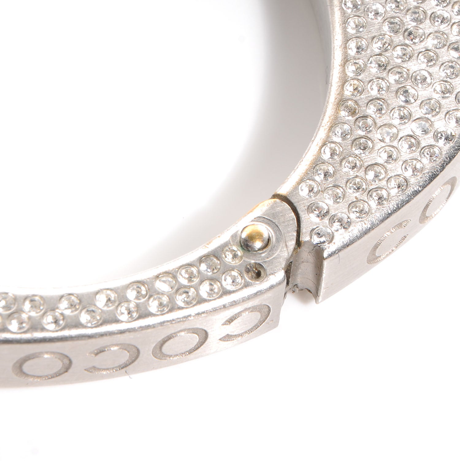 Chanel Swarovski Crystal Heart Bracelet 08P 5 of 7