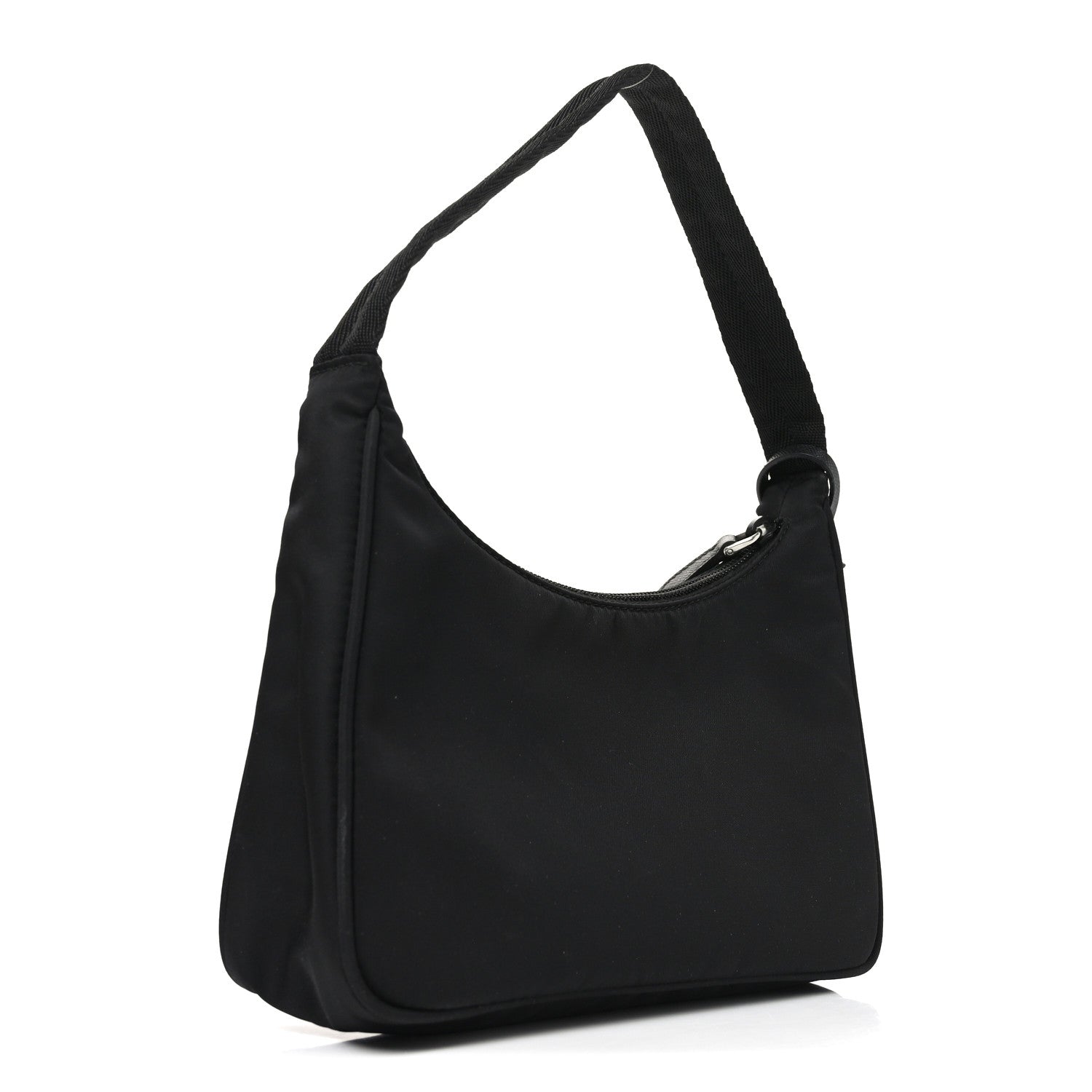 Prada Tessuto Nylon Mini Re-Edition 2000 Bag Black 3 of 9