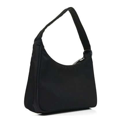 Prada Tessuto Nylon Mini Re-Edition 2000 Bag Black 3 of 9