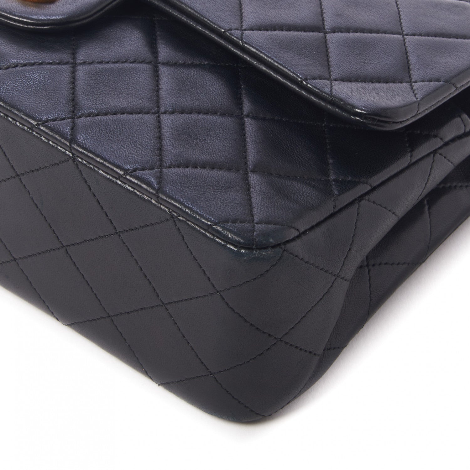 Chanel Lambskin Quilted Medium Double Flap Black 5 of 11