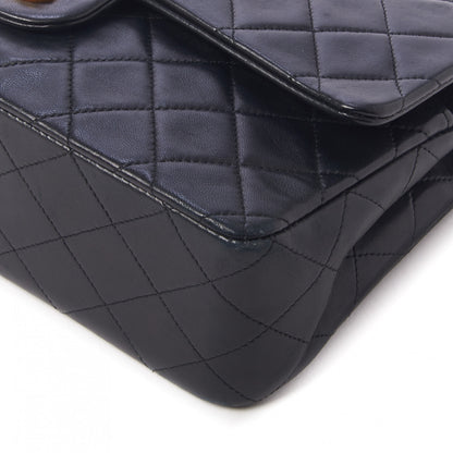 Chanel Lambskin Quilted Medium Double Flap Black 5 of 11