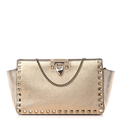 Valentino Garavani Metallic Calfskin Rockstud Mini Chain Shoulder Bag Multicolor 1 of 15