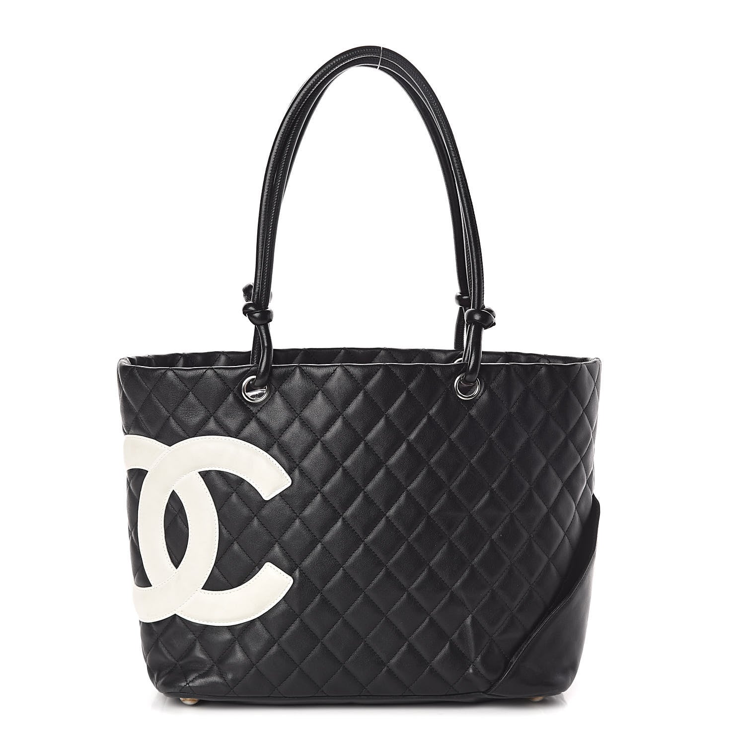 Chanel Calfskin Quilted Large Cambon Tote Black 1 of 10