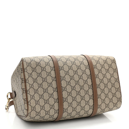 Gucci GG Supreme Monogram Margaux Calfskin Medium Nice Boston Beige Ebony Acero 4 of 12