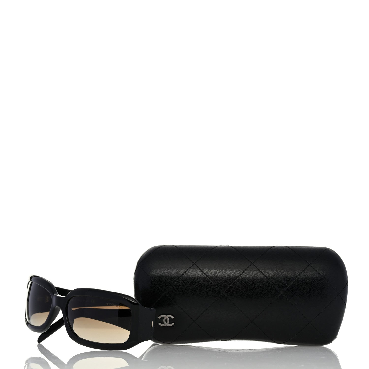 Chanel Acetate Crystal CC Sunglasses 5064 Black 9 of 9