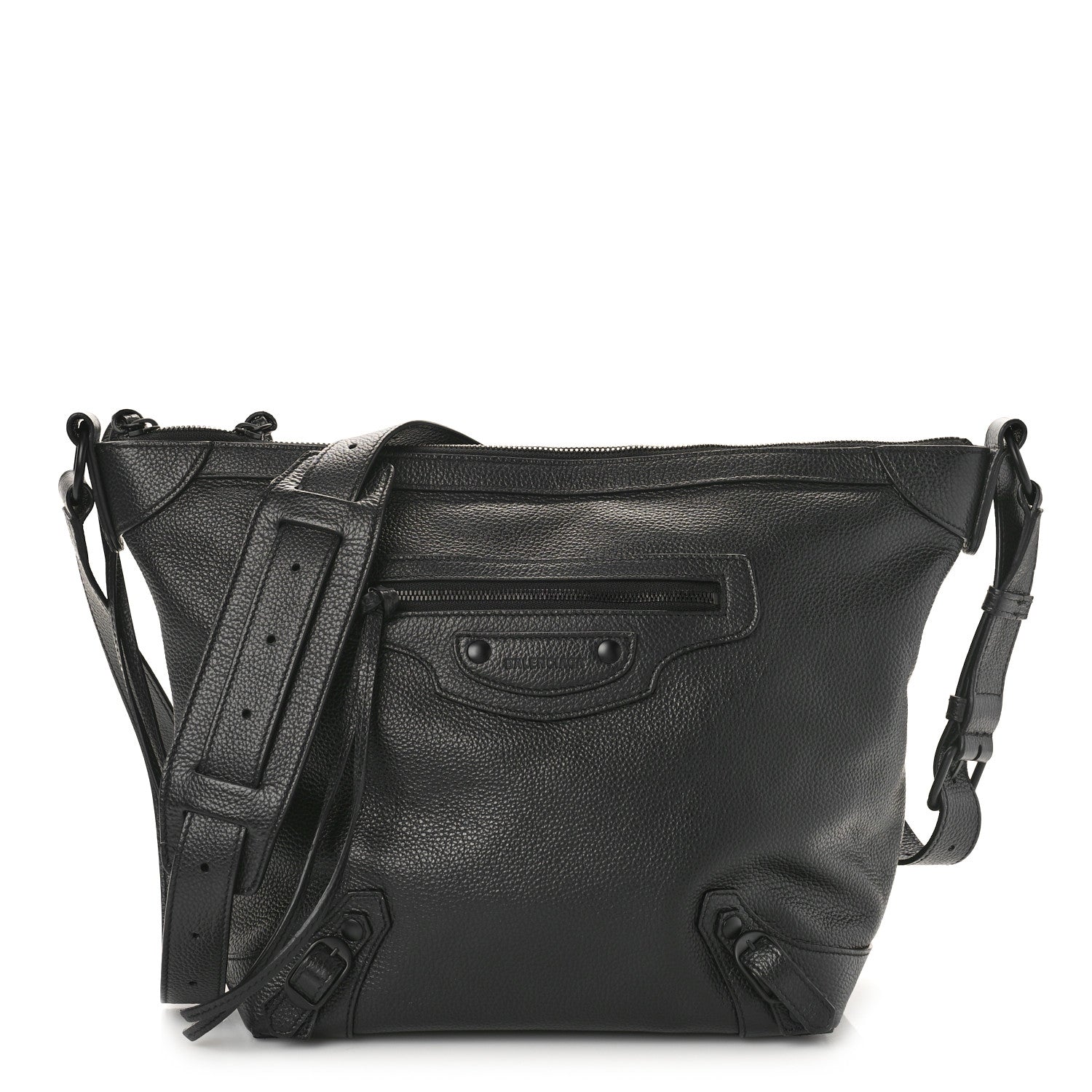 Balenciaga Grained Calfskin Black Hardware Small Neo Classic Hobo Black 1 of 11