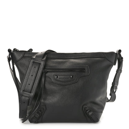 Balenciaga Grained Calfskin Black Hardware Small Neo Classic Hobo Black 1 of 11