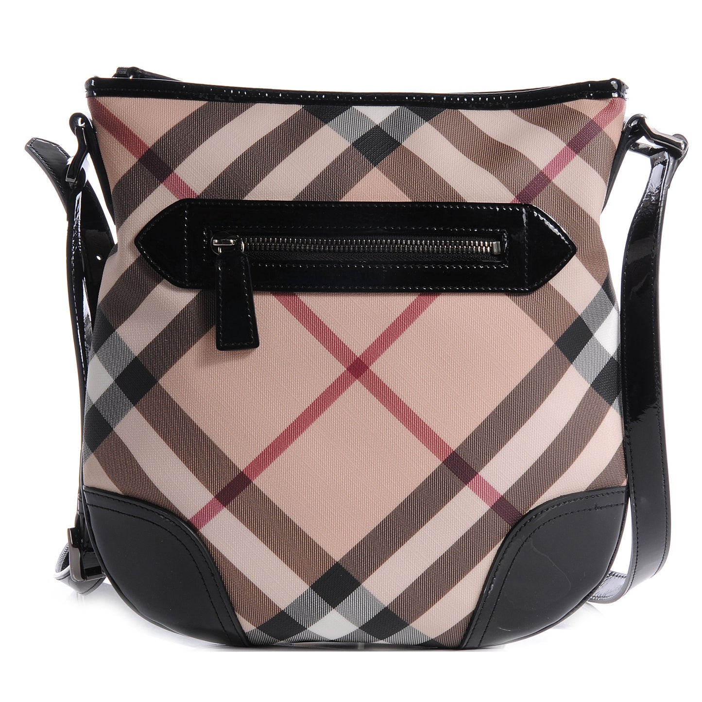 Supernova Check Small Dryden Crossbody Bag Black