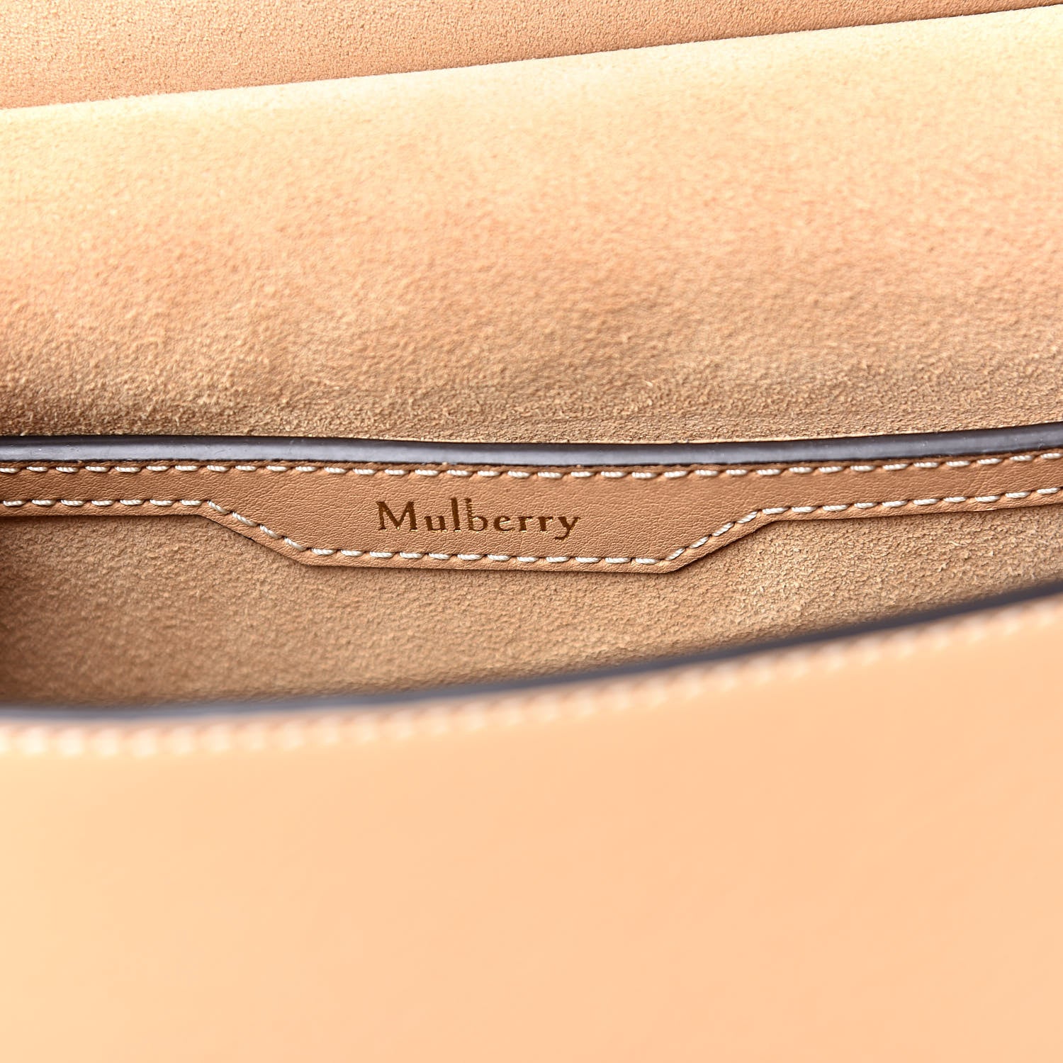 Mulberry Silky Calfskin Amberley Satchel Dark Golden Yellow 6 of 10