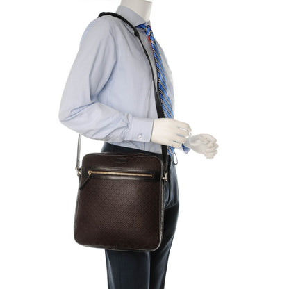 Gucci Diamante Medium Hilary Messenger Bag Dark Brown 2 of 7