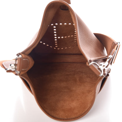 Hermes Taurillon Clemence Evelyne III GM Gold 5 of 7