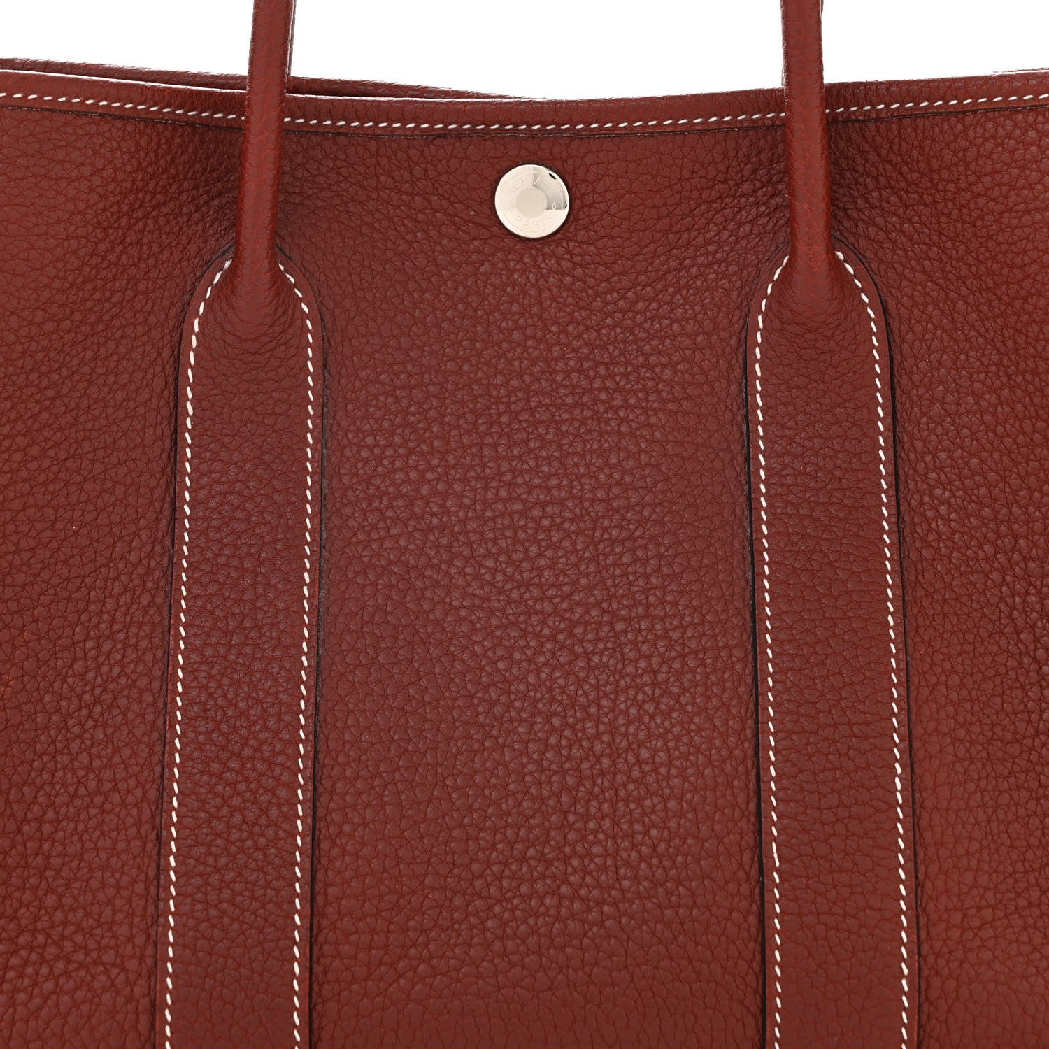 Hermes Negonda Garden Party Tote 30 TPM Rouge H 8 of 15