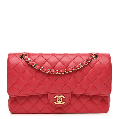 Chanel Caviar Quilted Medium Double Flap Pink 1 of 10