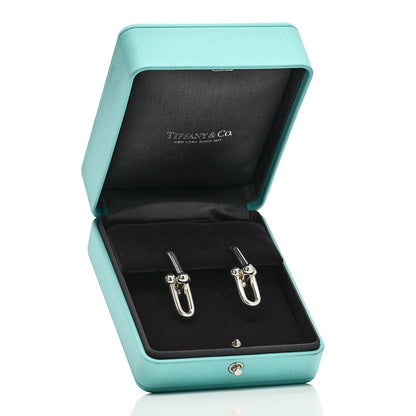 Tiffany Sterling Silver Large HardWear Link Earrings 5 of 5
