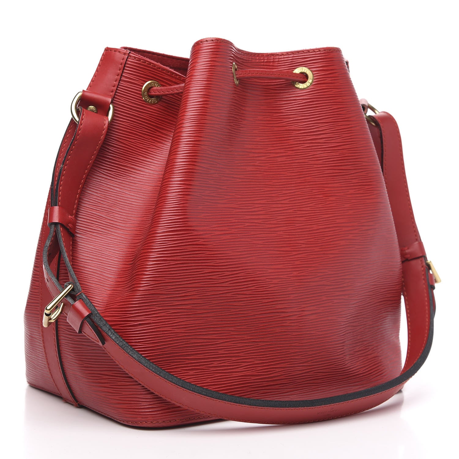 Louis Vuitton Epi Petit Noe Castillan Red 2 of 11