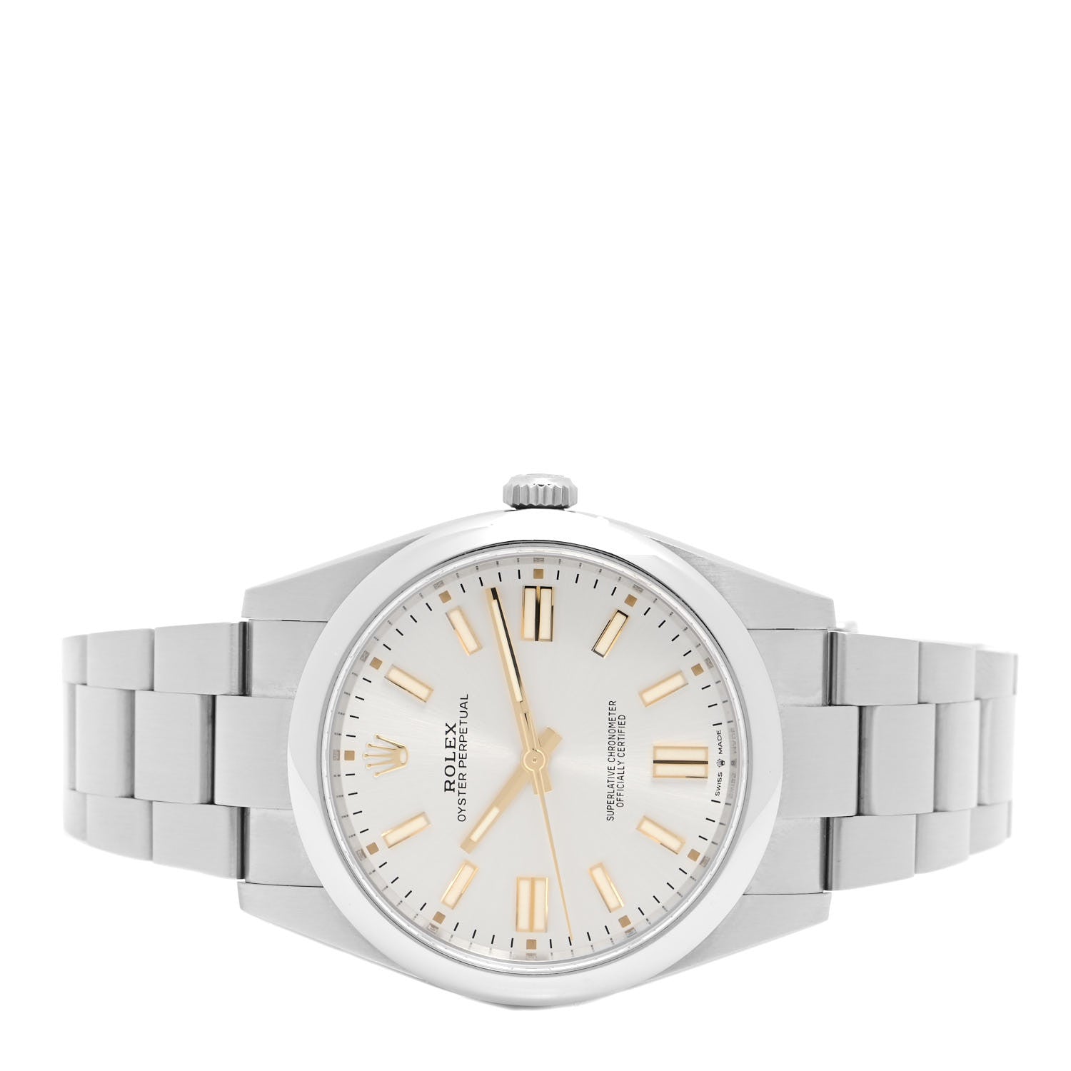 Rolex Stainless Steel 41mm Oyster Perpetual Watch Silver 124300 2 of 5