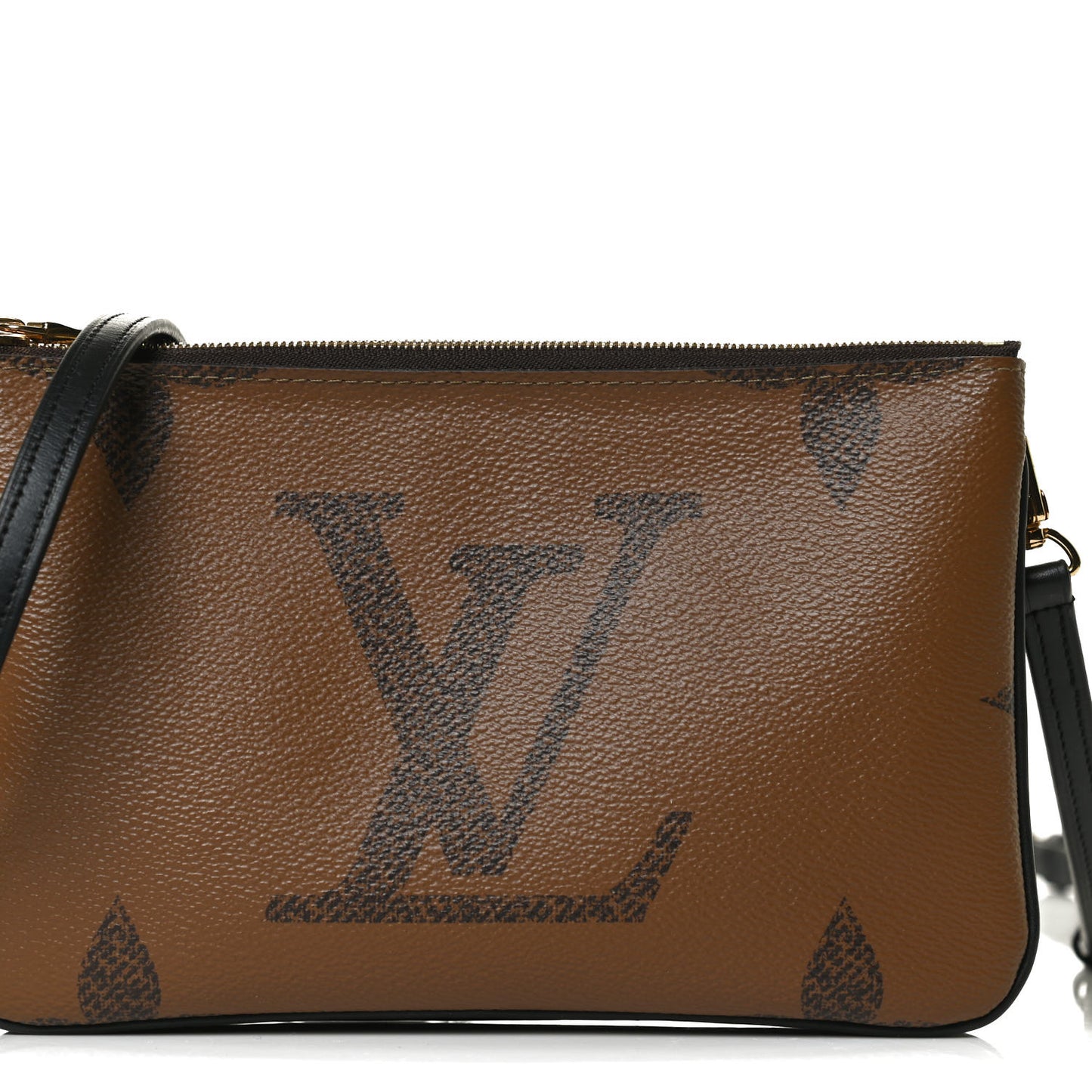 Reverse Monogram Giant Double Zip Pochette