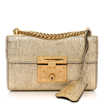 Gucci Galassia Small Padlock Shoulder Bag Platino 1 of 13