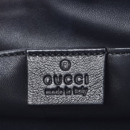 Gucci Metallic Crackled Calfskin Sienna Small Clutch Gold 8 of 10
