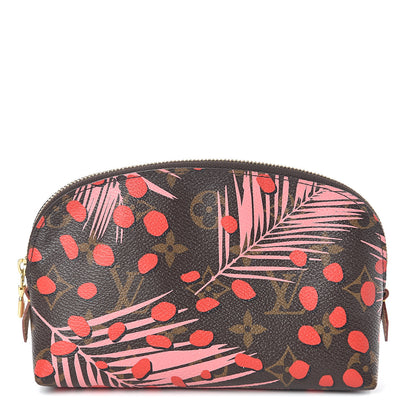 Louis Vuitton Monogram Jungle Dots Cosmetic Pouch Sugar Pink Poppy 1 of 7