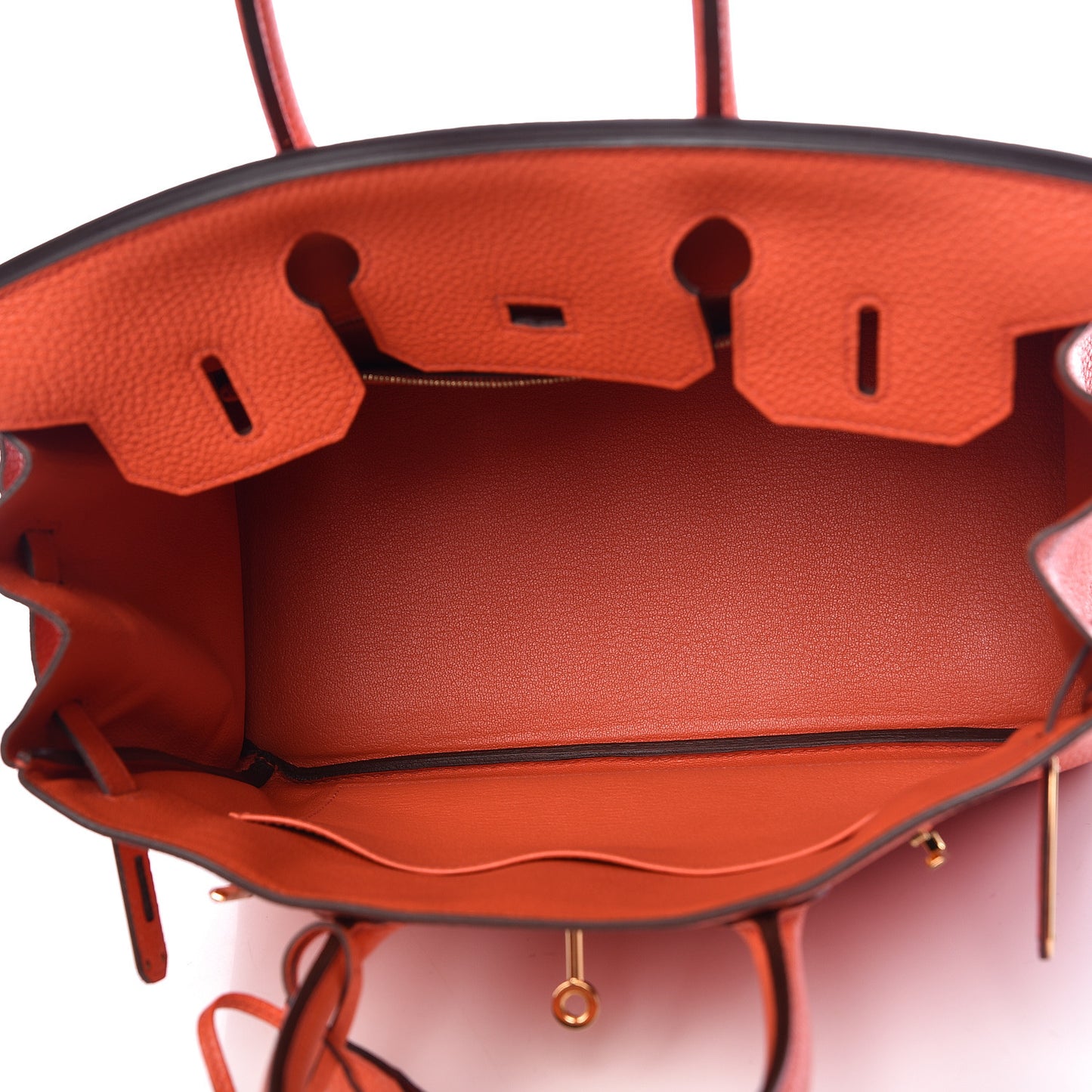 Togo Birkin 30 Orange Poppy