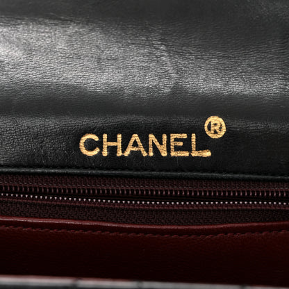 Chanel Lambskin Quilted CC Flap Bag Black 6 of 12