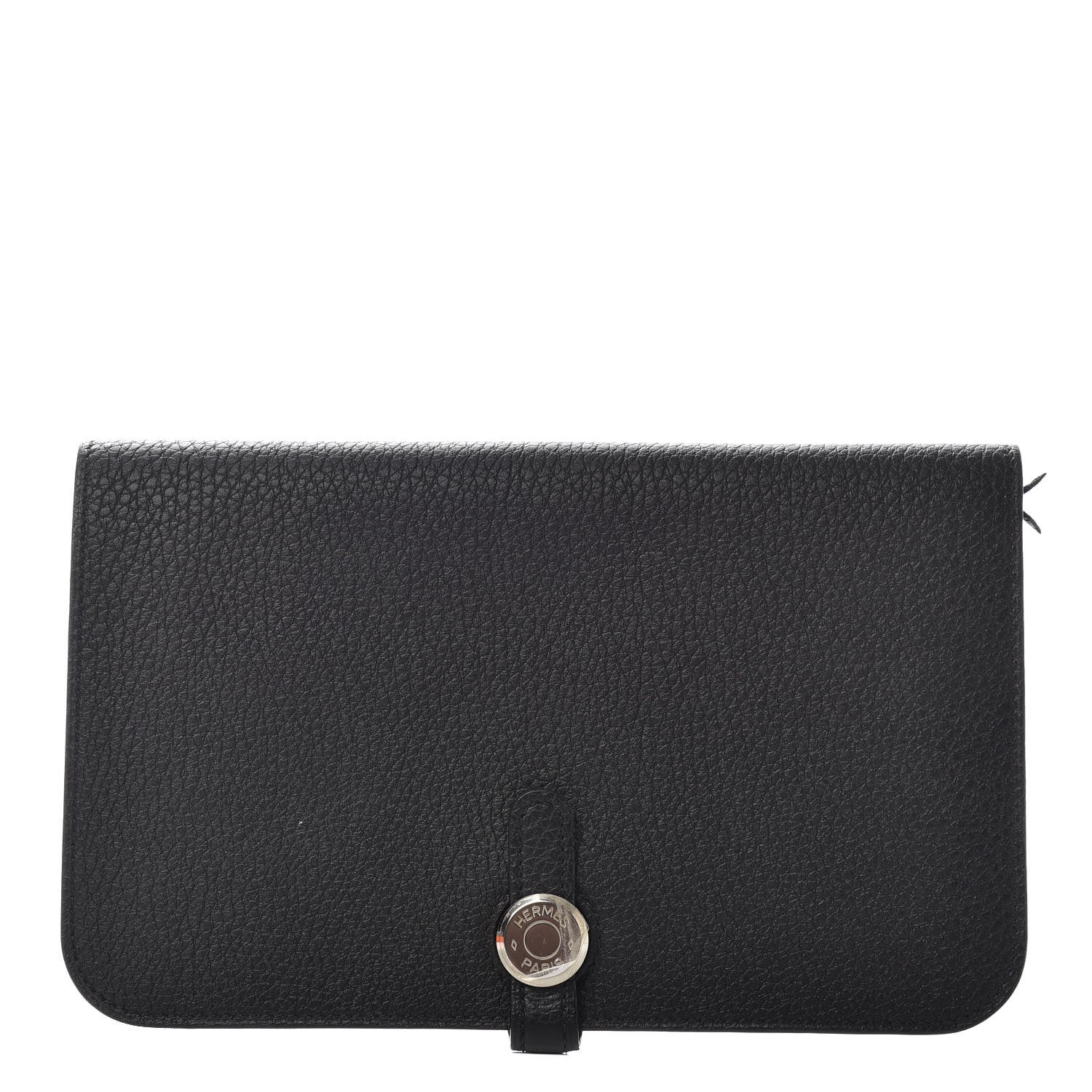 Hermes Togo Dogon Duo Wallet Black 1 of 7