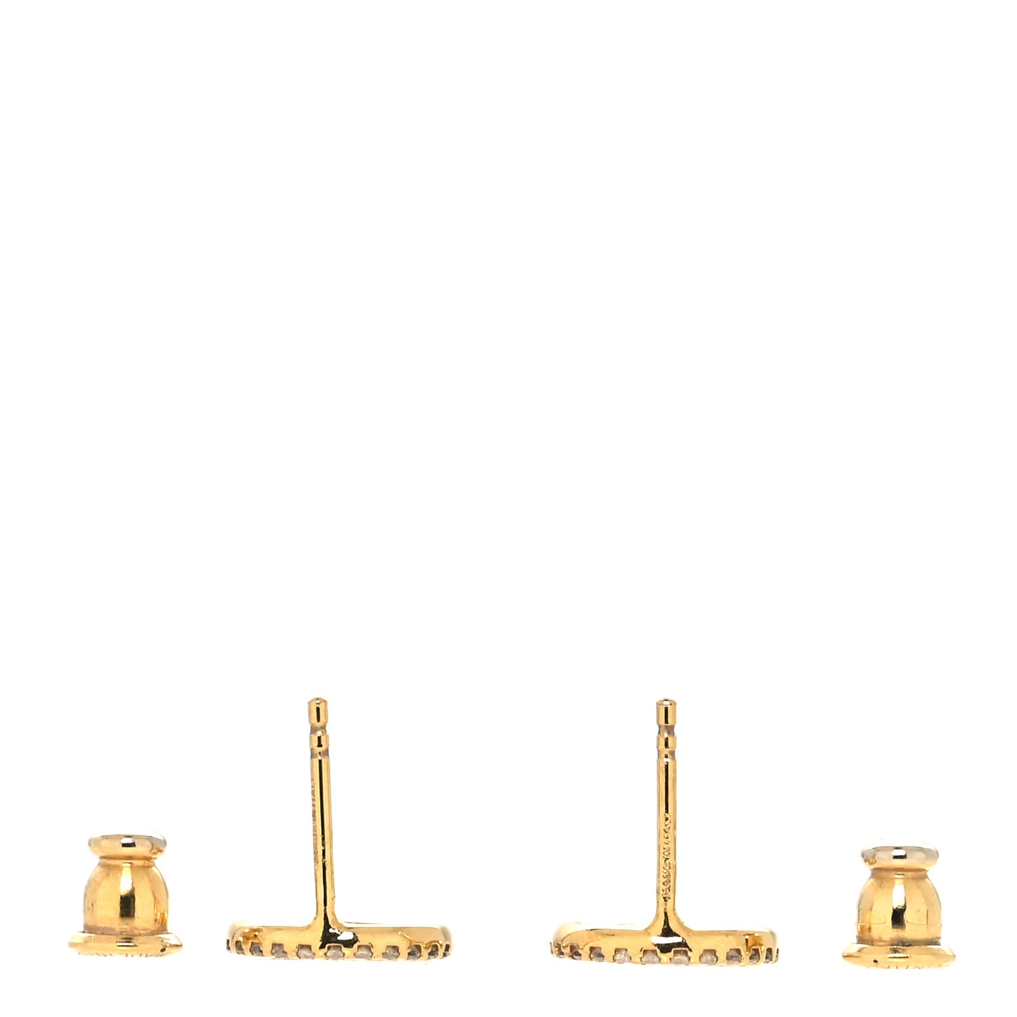Metal Crystal F is Fendi Earrings Gold