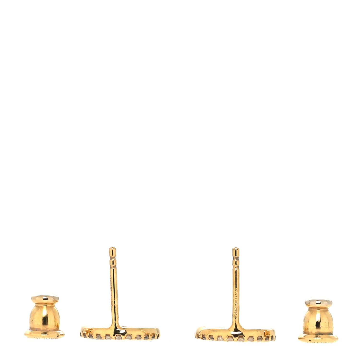Fendi Metal Crystal F is Fendi Earrings Gold 3 of 5