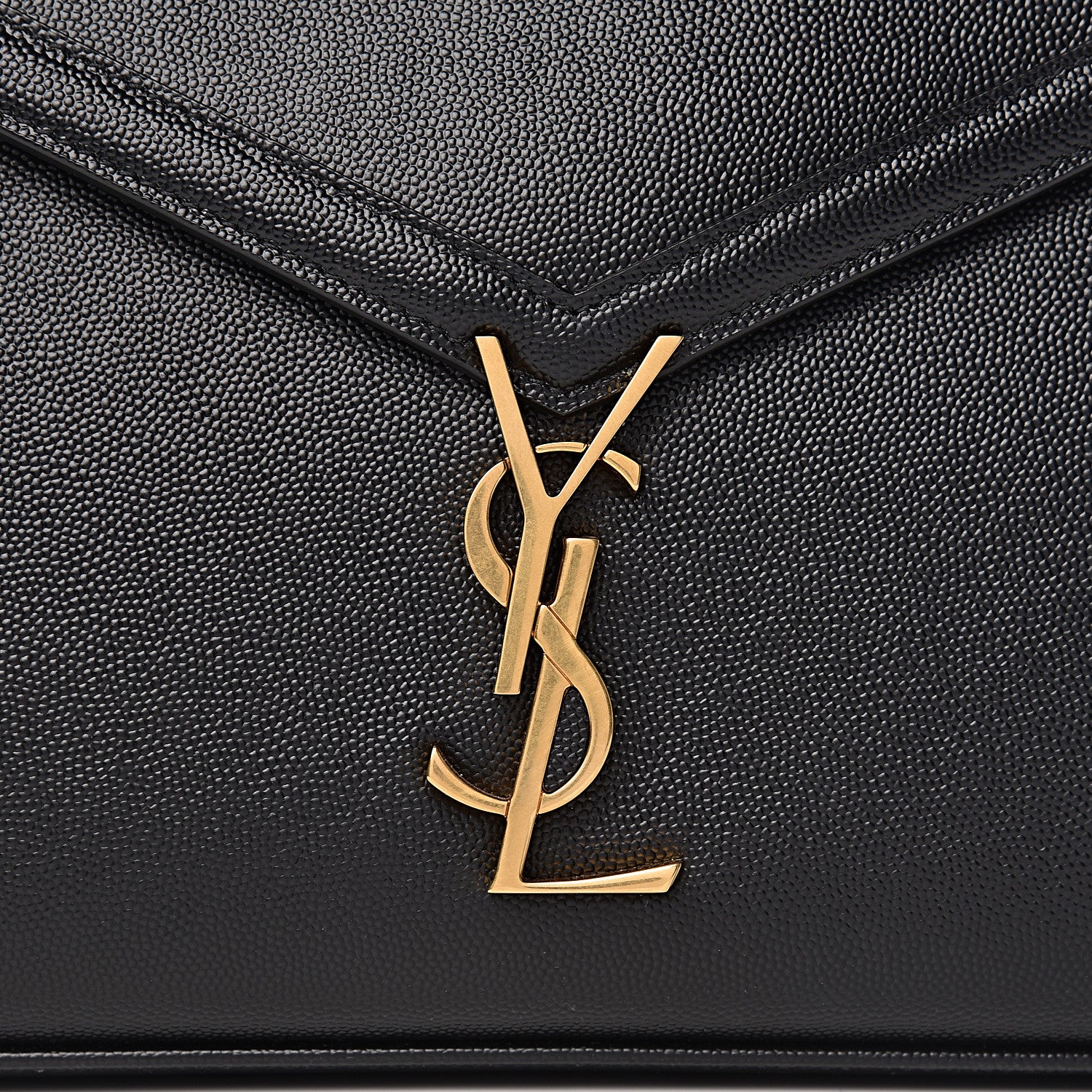 Saint Laurent Grain de Poudre Medium Classic Monogram Cassandra Top Handle Black Rouge Legion 13 of 13