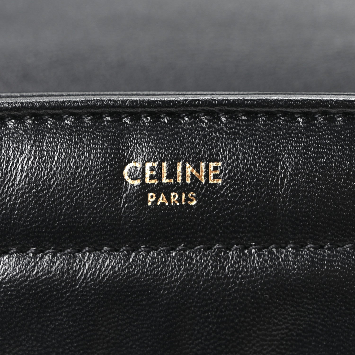 Celine Goatskin Matelasse Chain Shoulder Bag Black 6 of 9