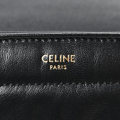 Celine Goatskin Matelasse Chain Shoulder Bag Black 6 of 9