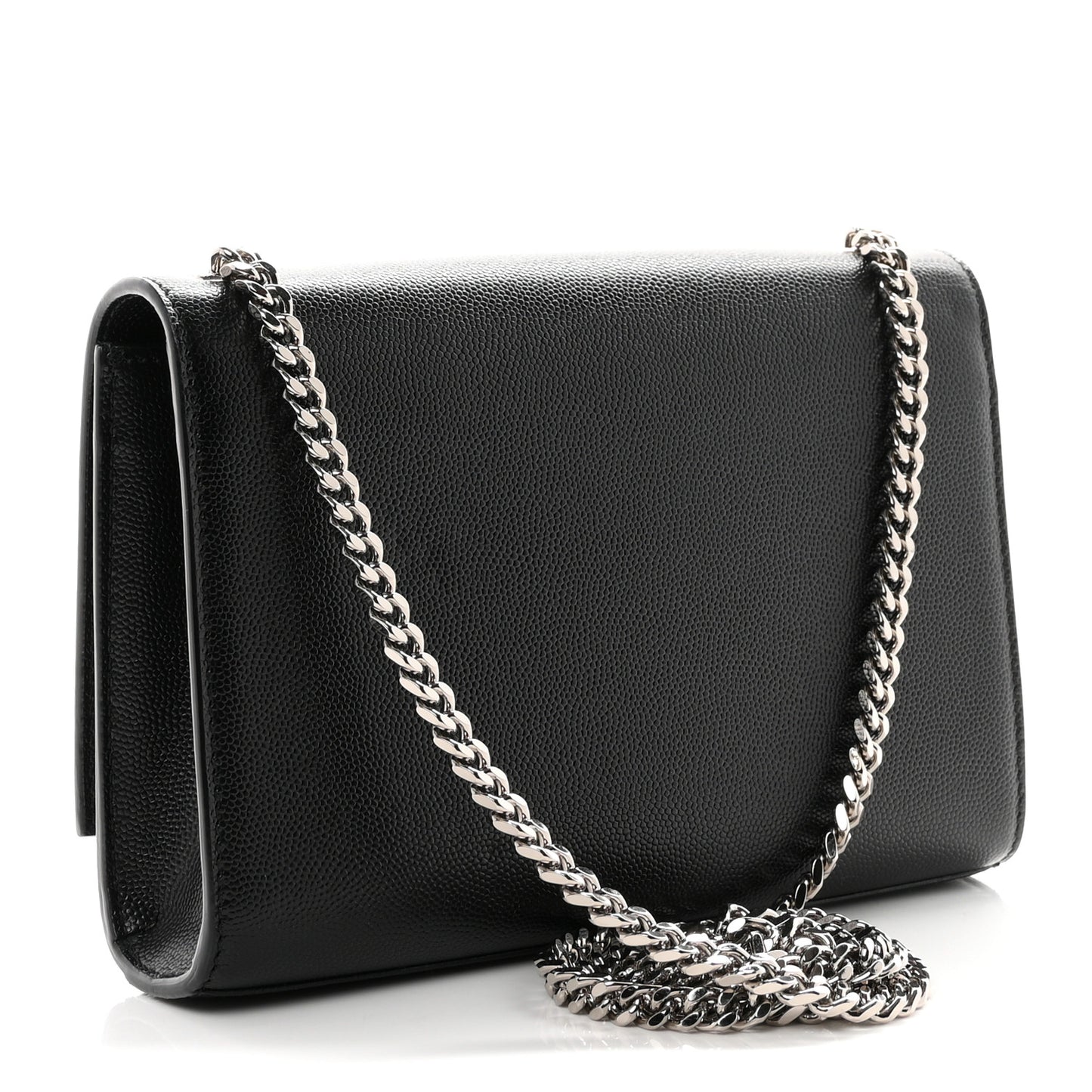 Grain De Poudre Small Classic Monogram Kate Satchel Black