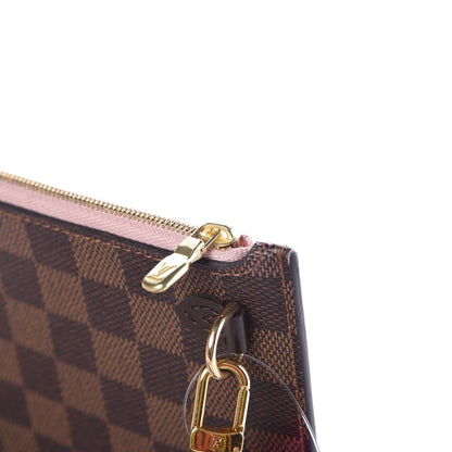 Louis Vuitton Damier Ebene Neverfull MM GM Pochette Rose Ballerine 10 of 10