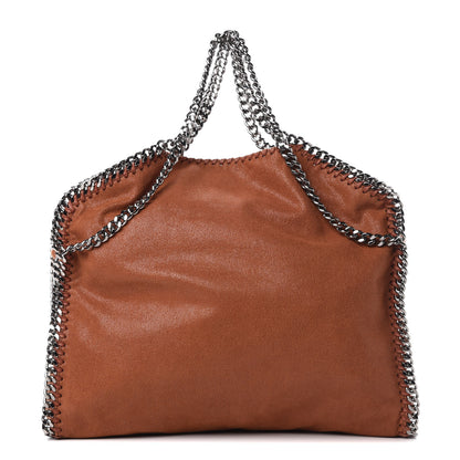 Stella McCartney Shaggy Deer Falabella Fold Over Tote Brandy 1 of 11