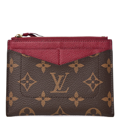 Louis Vuitton Monogram Zipped Card Holder Fuchsia 1 of 6