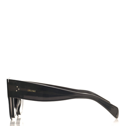 Celine Acetate Petra Sunglasses CL41447/S Transparent Black 3 of 6